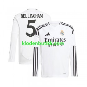 Real Madrid Jude Bellingham 5 Hjemme Fotballdrakt 2024/25 Langermet